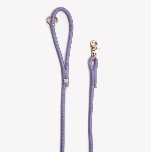 Braided Rope Leash - Lavender