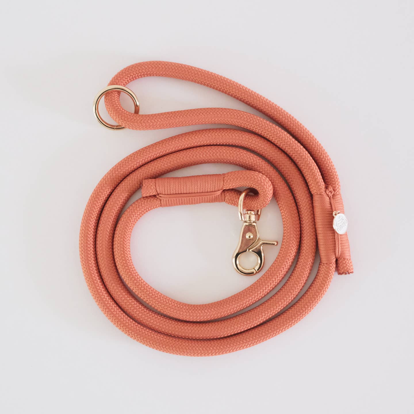 Braided Rope Leash - Terracotta