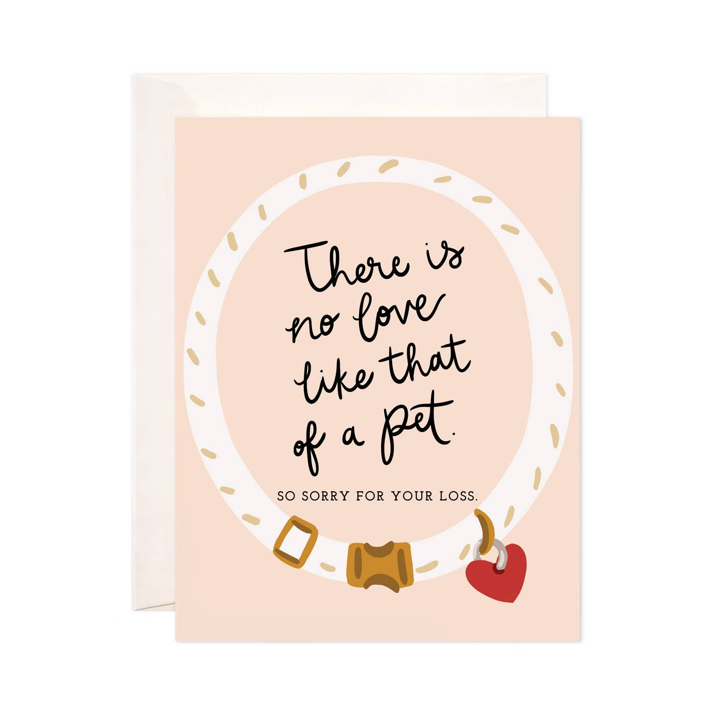 Love of A Pet Greeting Card - Pet Sympathy Card