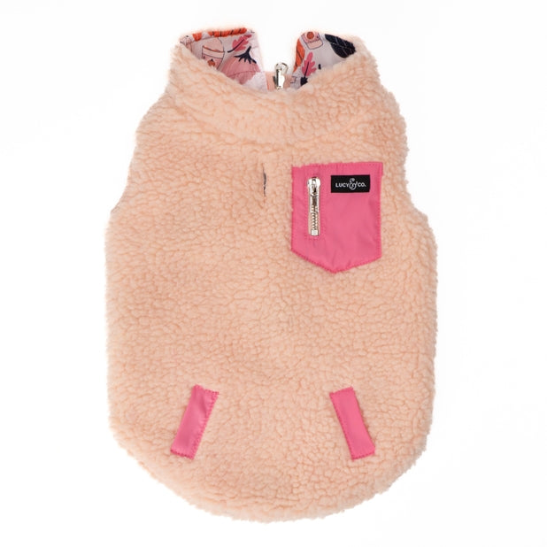 Falling for You Reversible Teddy Vest