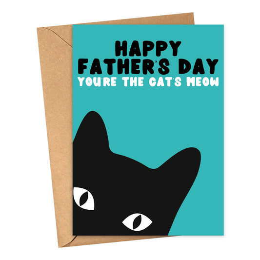 You're the Cat's Meow Father's Day Card