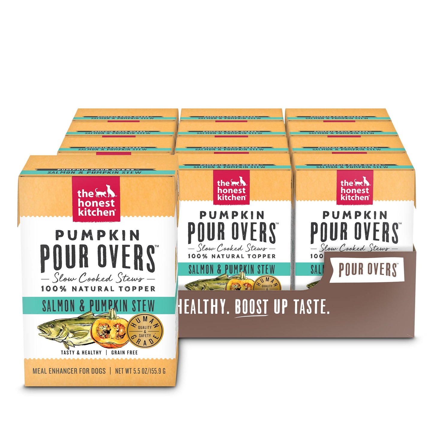 Honest Kitchen Salmon & Pumpkin Stew Dog Food Pour Overs