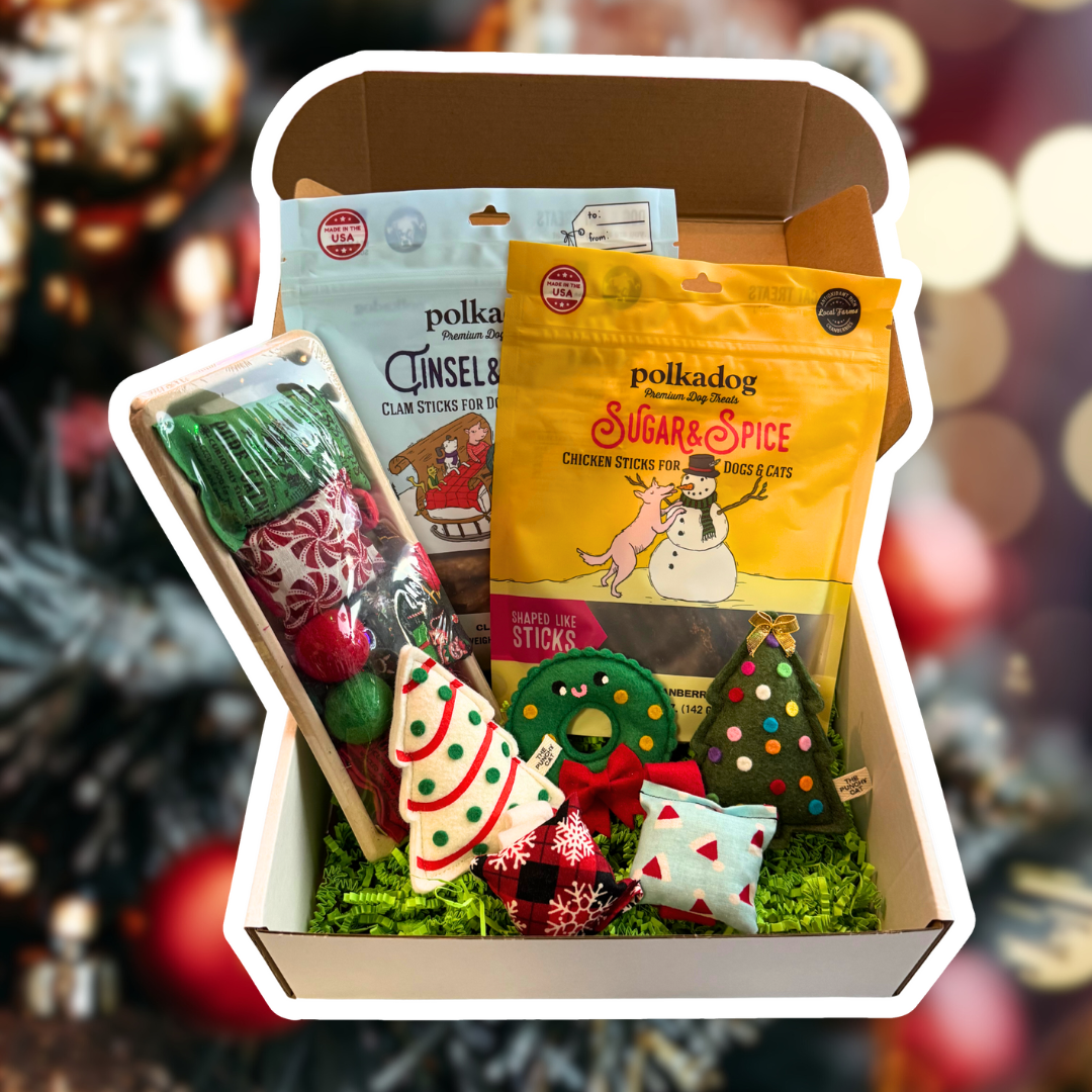 Santa Paws' Surprise Holiday Toy and Treat Box