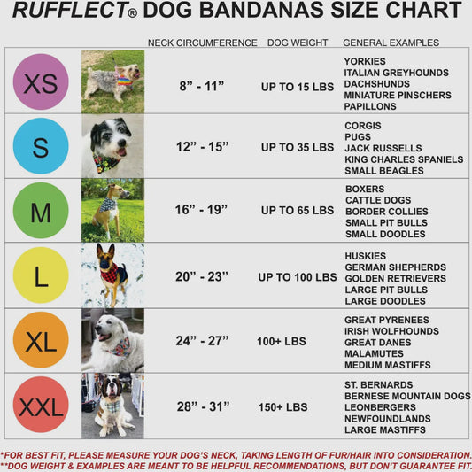 New Hampshire RUFFLECT Dog Bandana Purple