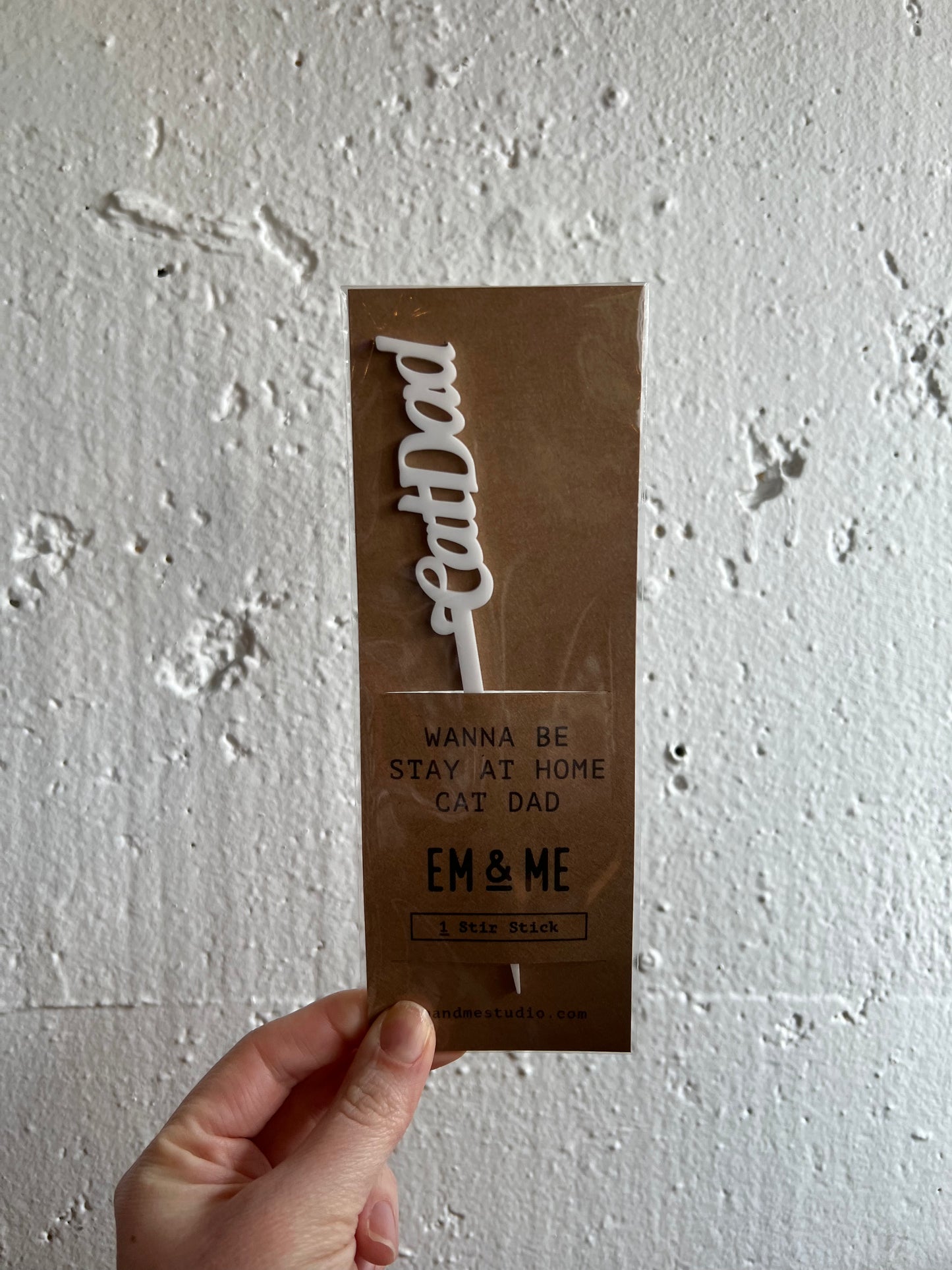 Cat Dad Stir Stick