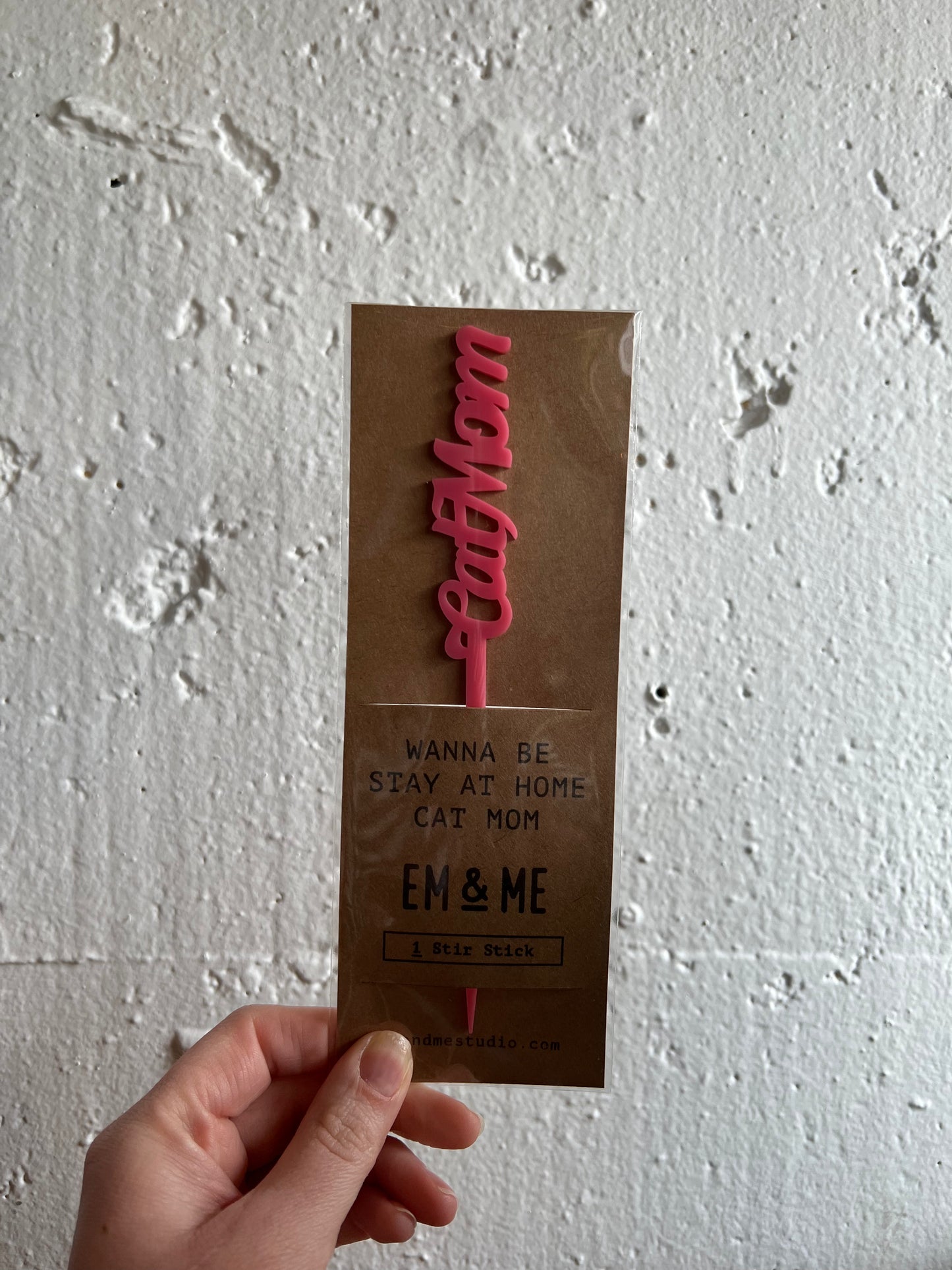 Cat Mom Stir Stick