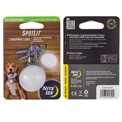 SpotLit Rechargable Collar Light - White