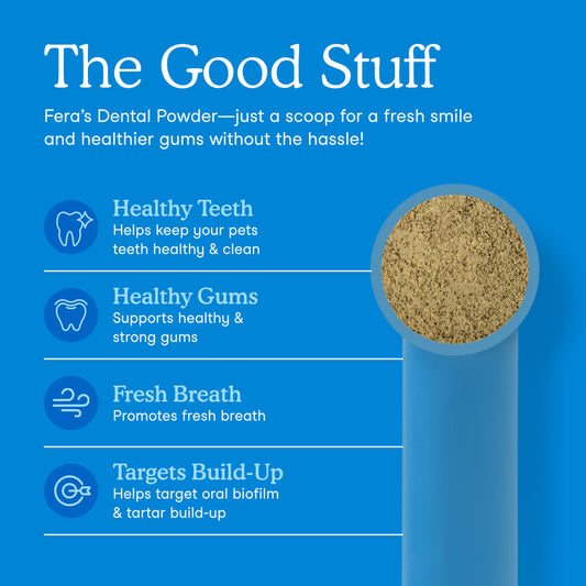 Fera Pet Dental Support Powder for Dogs & Cats