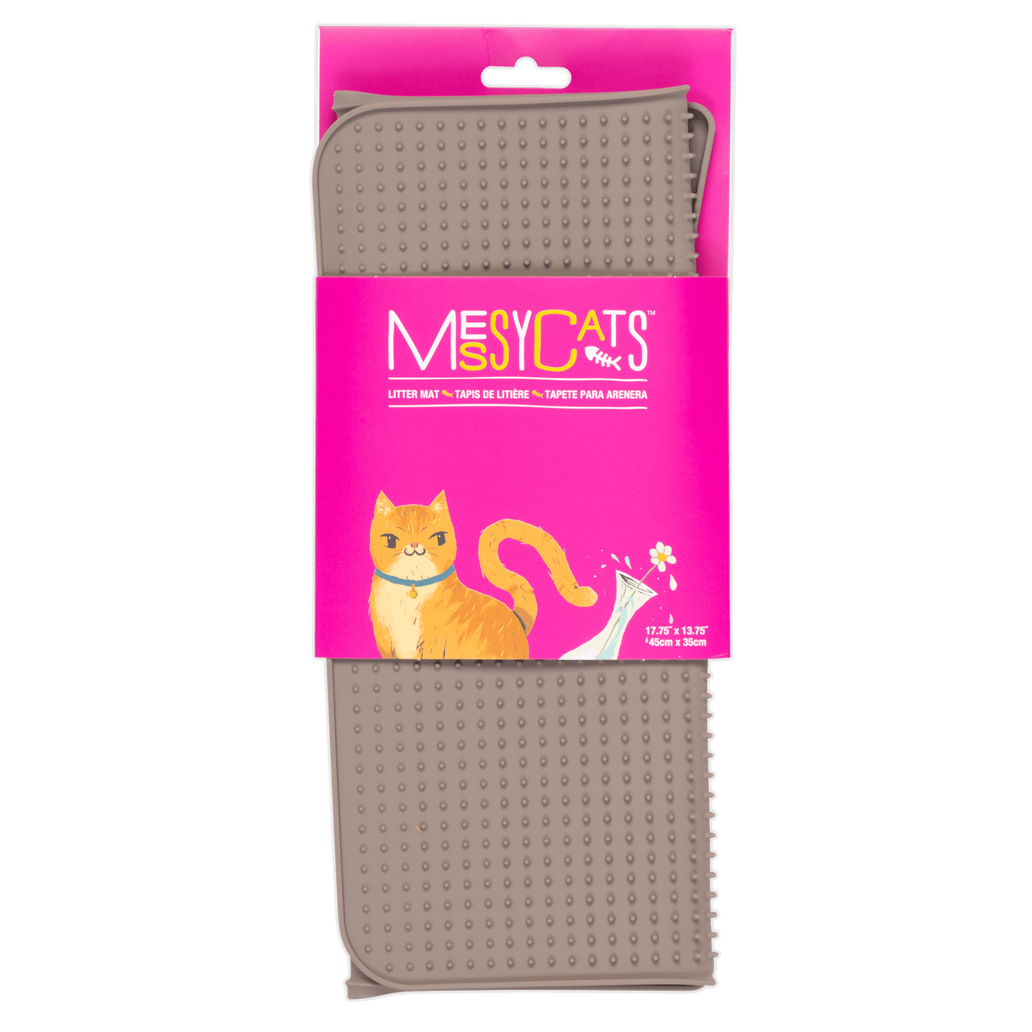 Silicone Cat Litter Mat- Size 18" x 14"