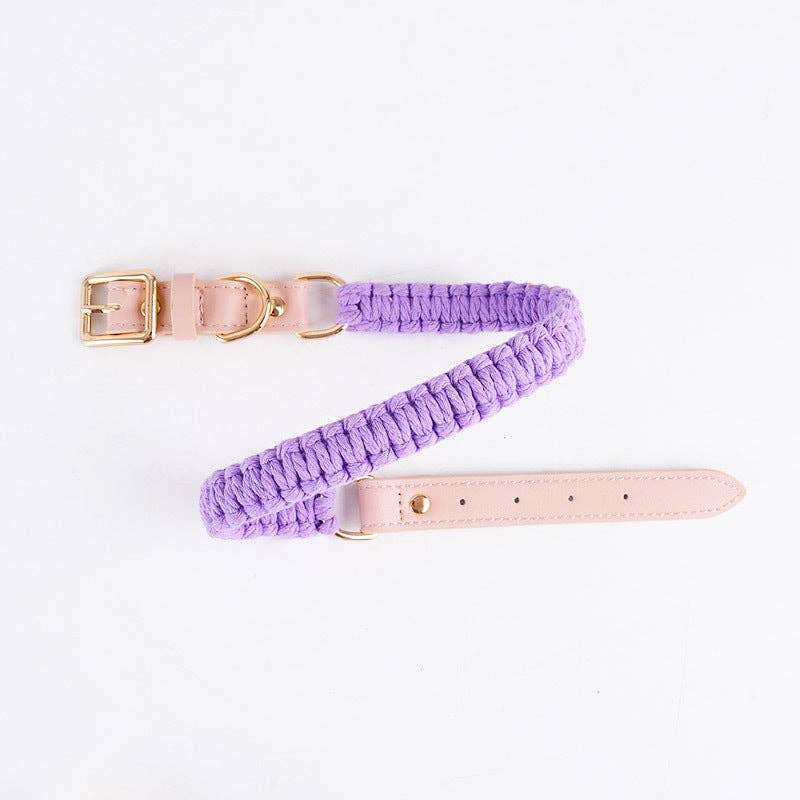 Purple Loofie Dog Collar