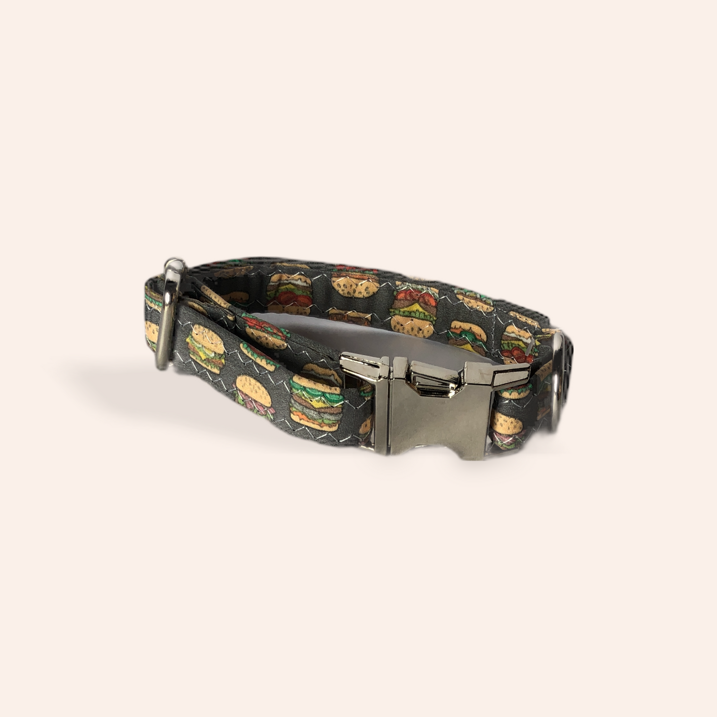 Hamburger Dog Collar