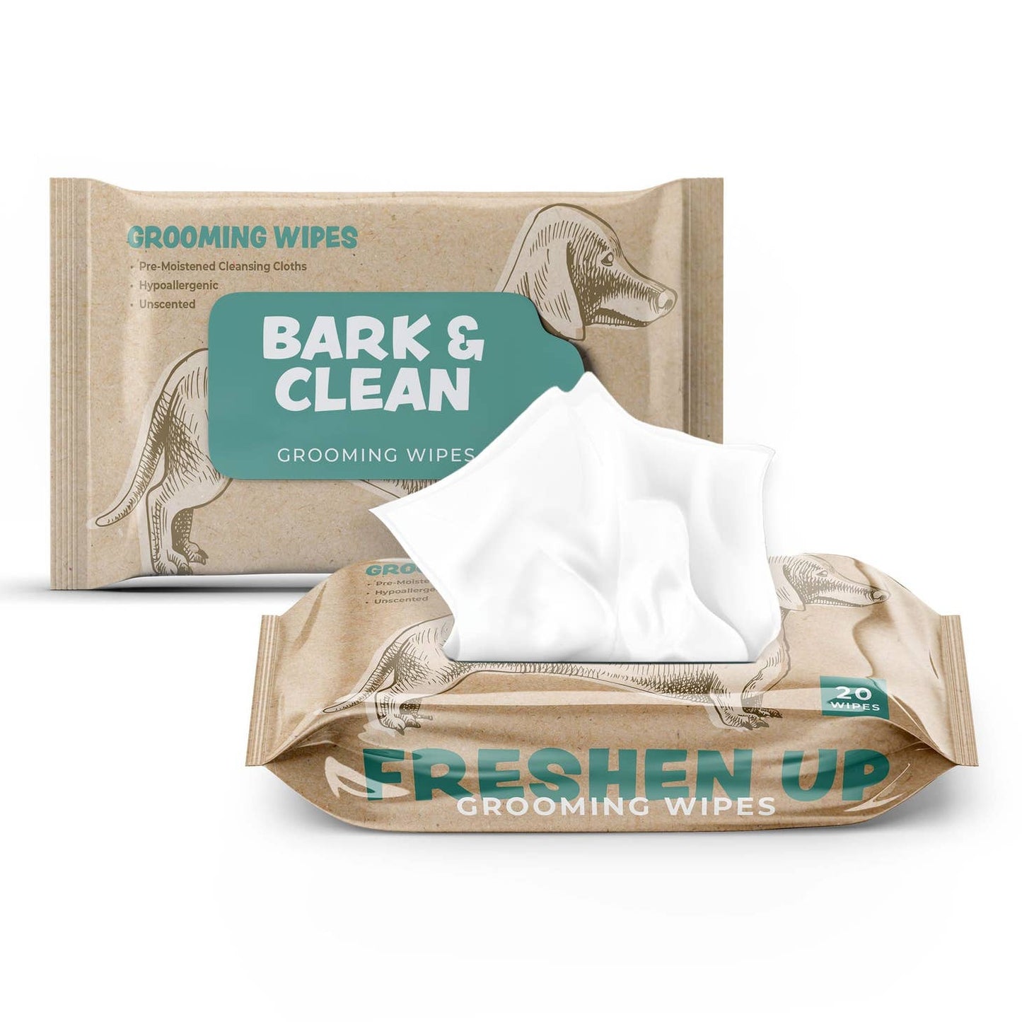 Bark & Clean Grooming Wipes