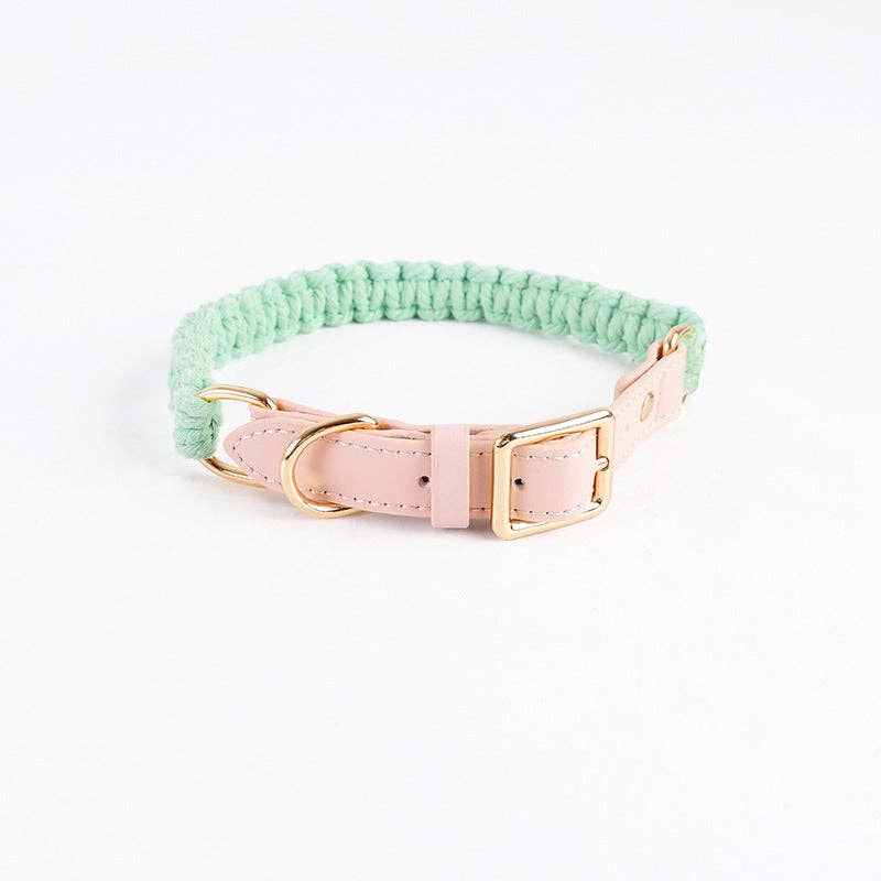 Green Loofie Dog Collar