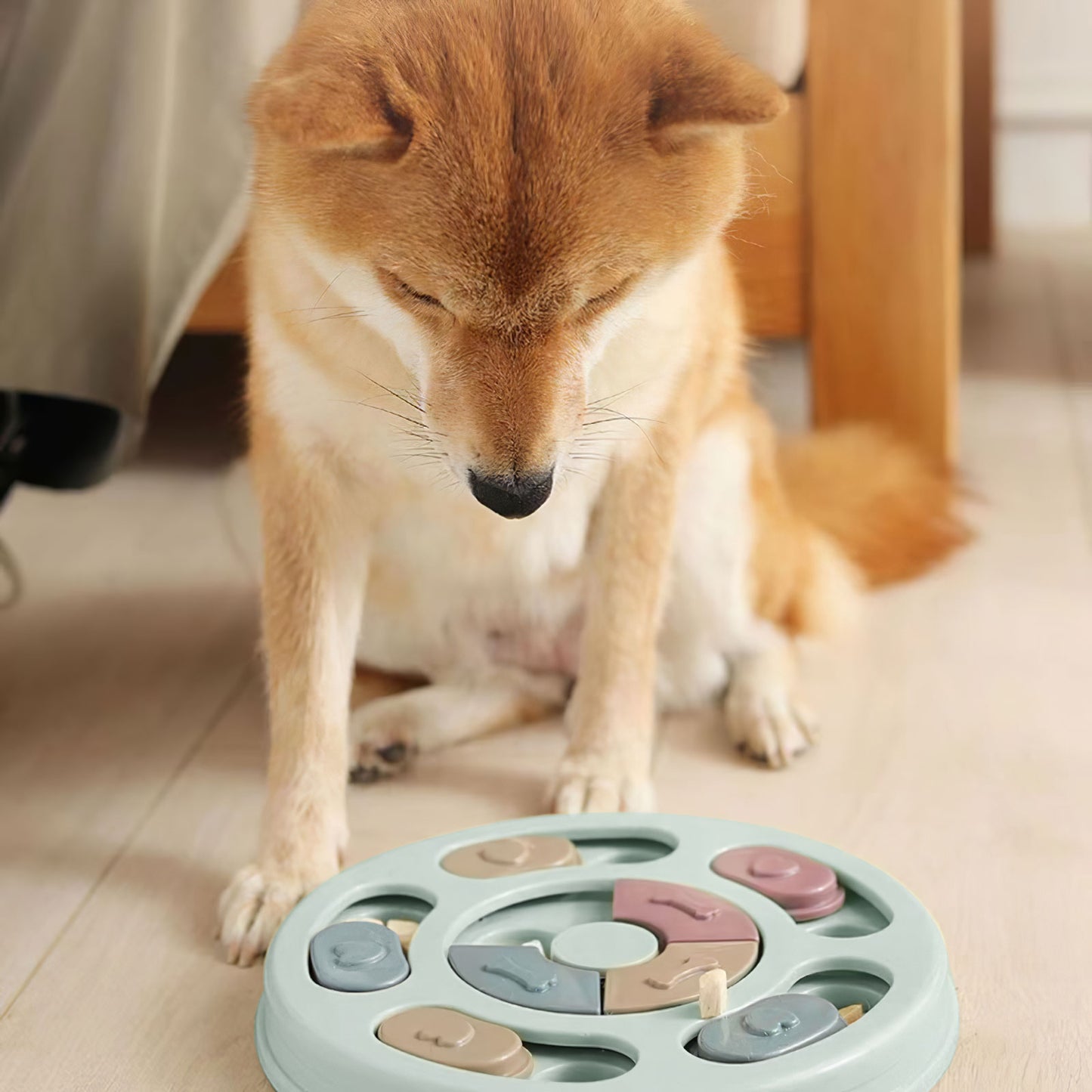 Puzzle Pocket Dog Enrichment Slow Feeder
