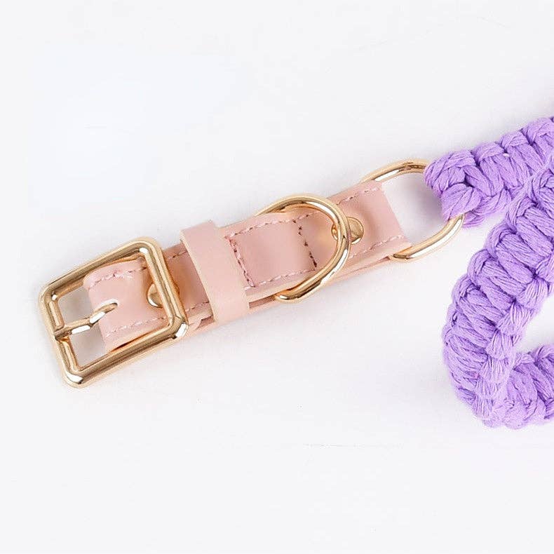 Purple Loofie Dog Collar