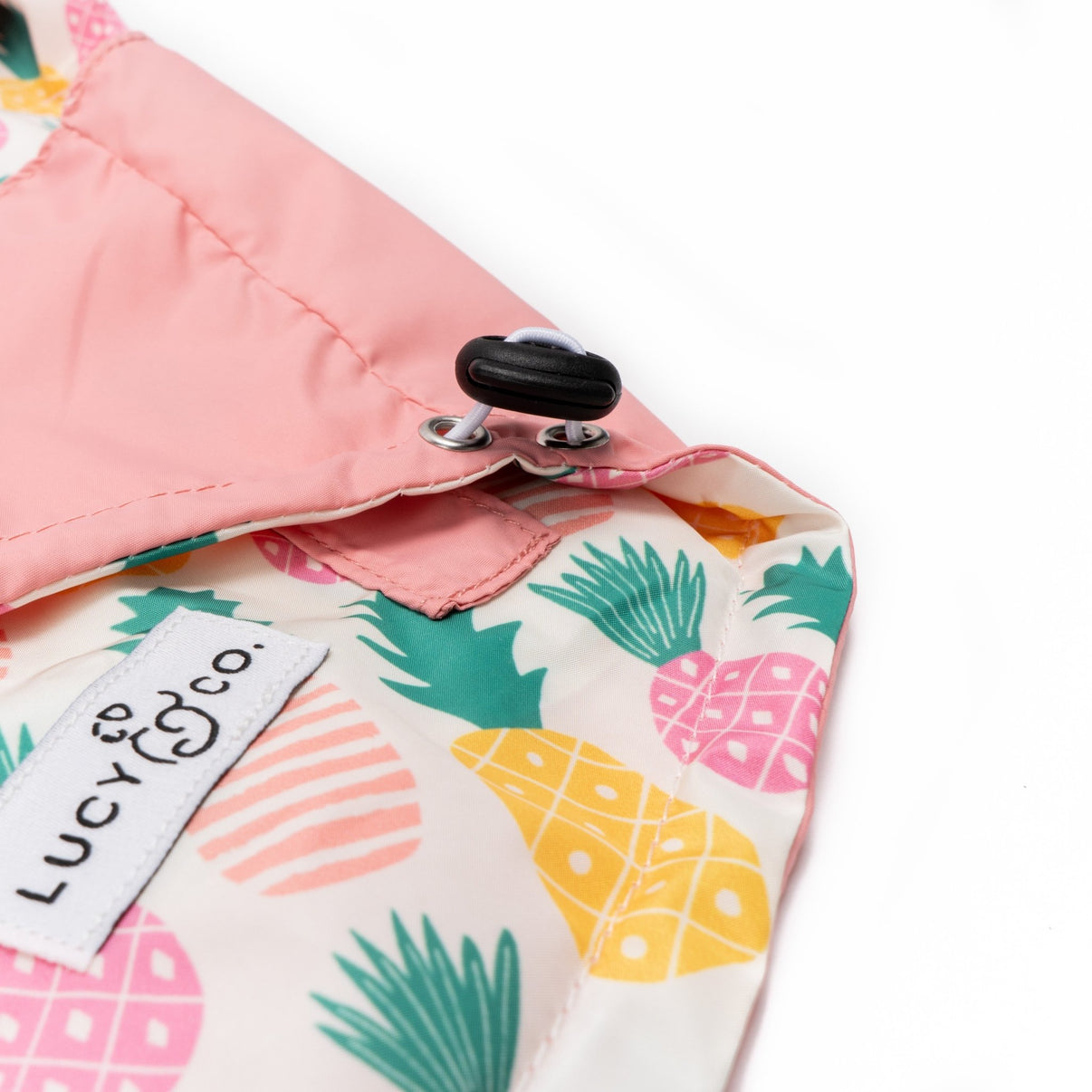 Poolside Chillin' Reversible Dog Raincoat