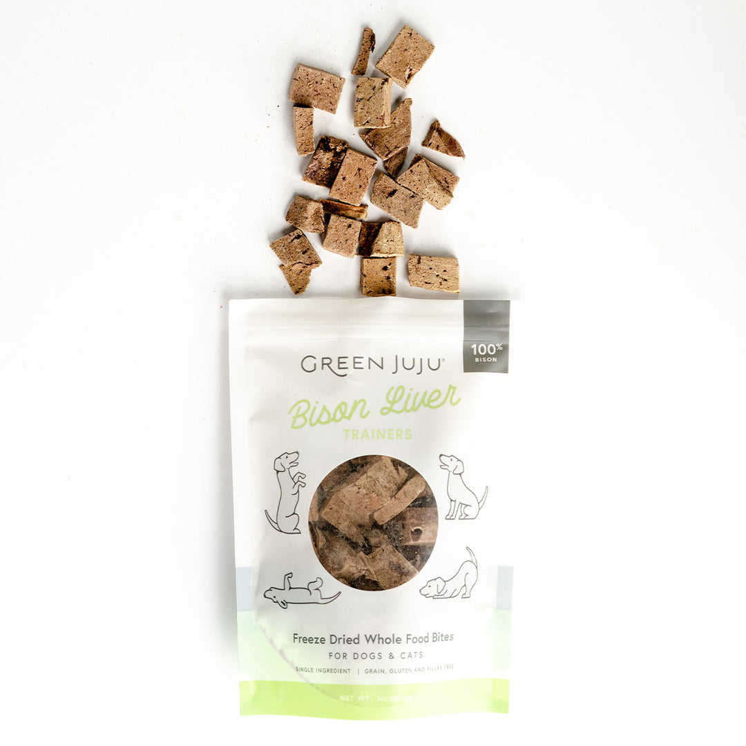 Green Juju Bison Liver Trainers For Dogs & Cats