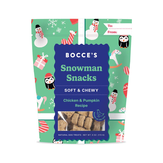 Snowman Snacks - Soft & Chewy Dog Treats