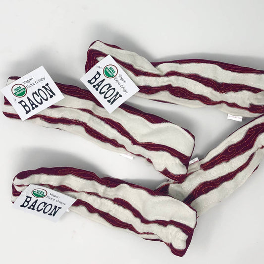 Extra Crispy Catnip Bacon Cat Toy