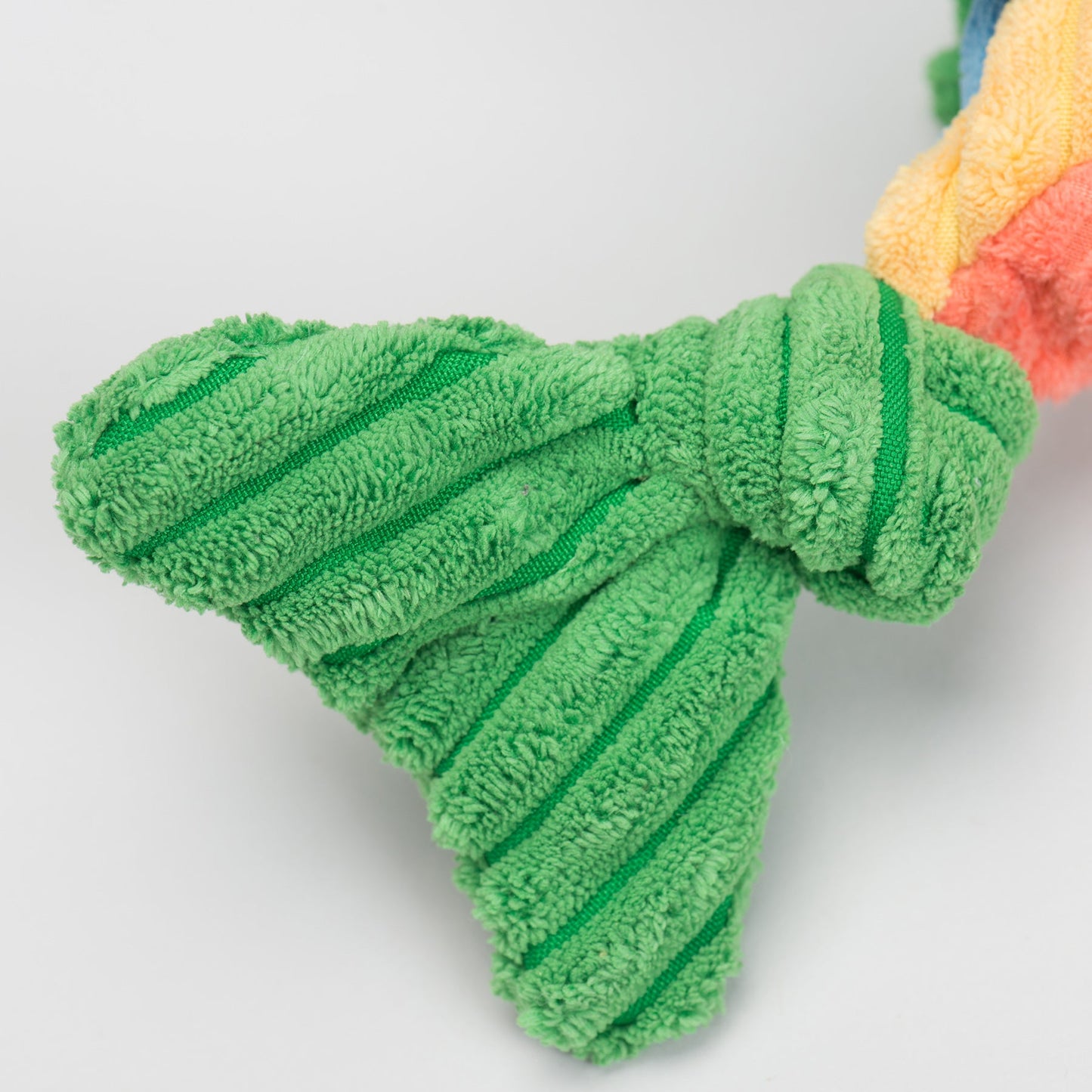 Rauccous Rainbow Trout Knottie Plush Dog Toy - Large