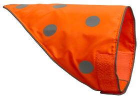 Orange Dog Safety Bandana