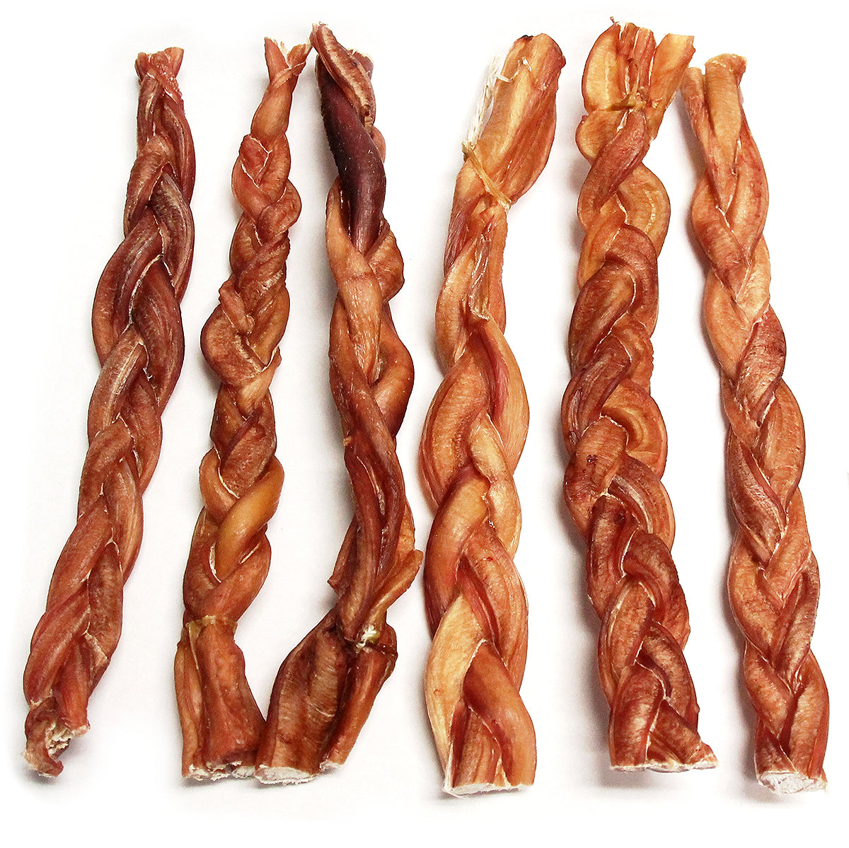 12" Thick Braided Bully Stick - Odor Free
