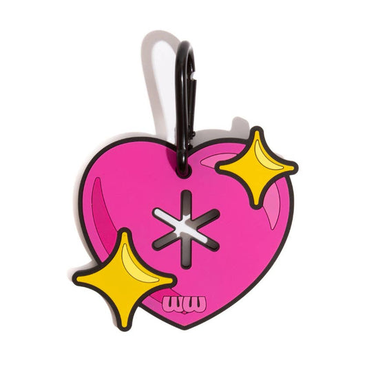 Sparkle Heart Poopy Loop® Used Dog Waste Bag Holder