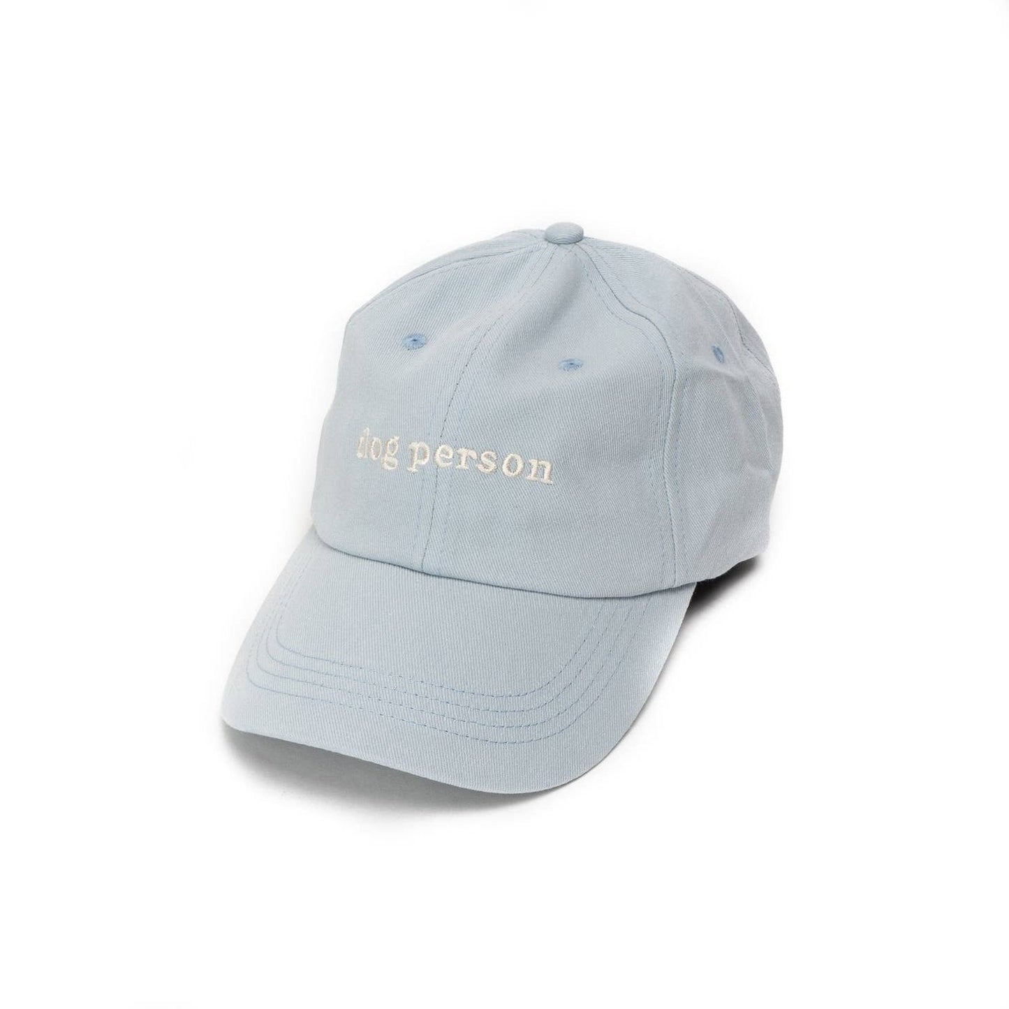 Sky Blue Dog Person Baseball Hat