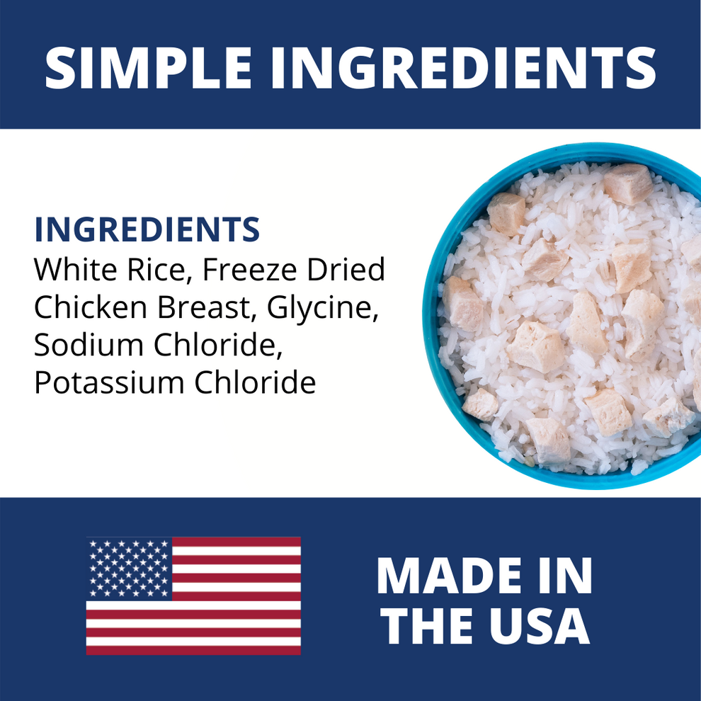 Under The Weather Chicken & Rice Bland Diet For Dogs