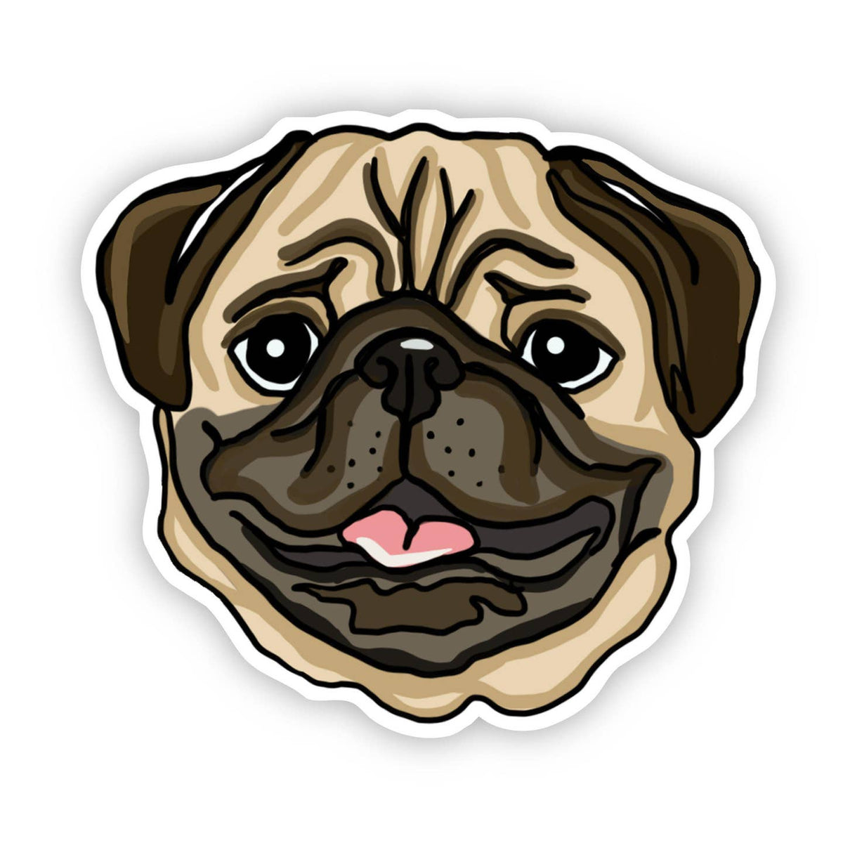 Pug Dog Sticker