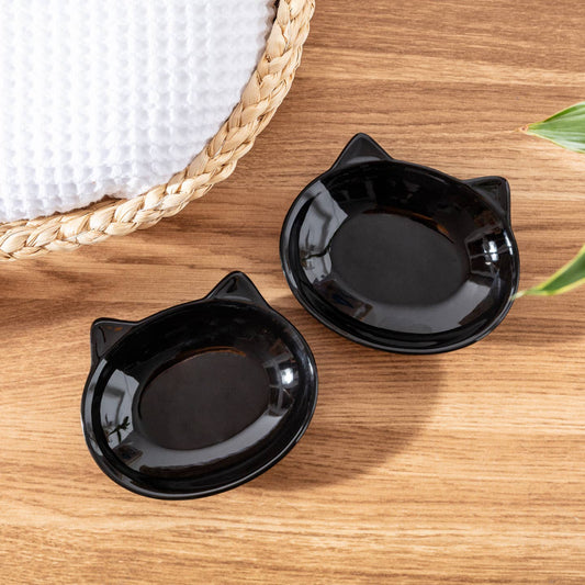 Milo Cat Dish - Black