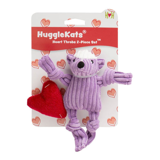 HuggleKats® Heart Throbs with Catnip Plush Cat Toys (2 piece)