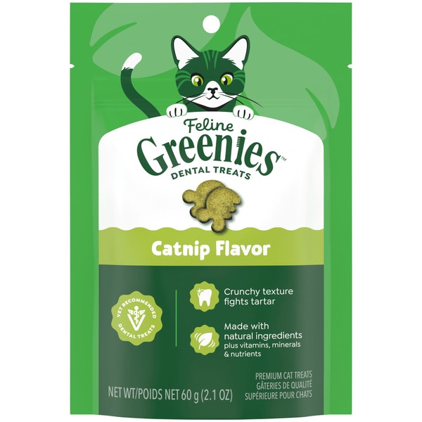 Greenies Catnip Flavor Cat Treats - 2.1 oz