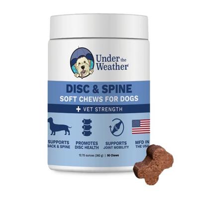 Under the Weather Disc & Spine Soft Chews - 60 ct