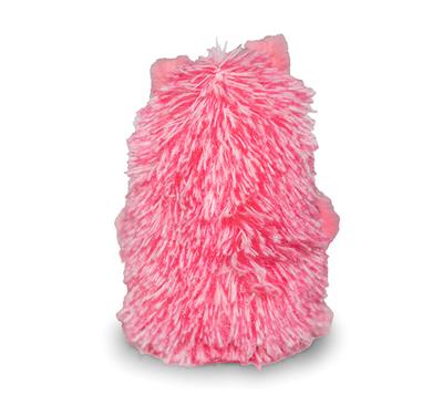 Hedgehog Plush Dog Toy Pink 5"