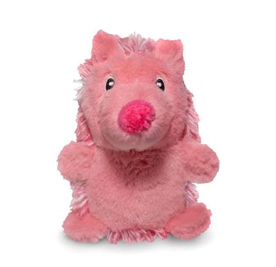 Hedgehog Plush Dog Toy Pink 5"