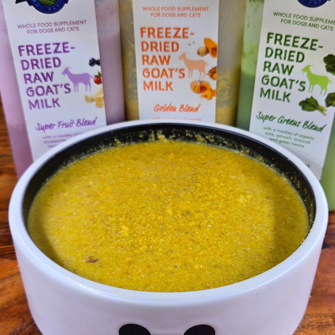 Freeze Dried Raw Goat's Milk - Golden Blend