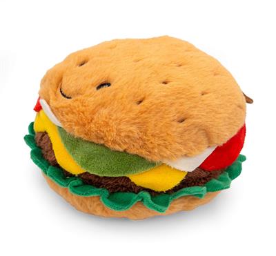 Cheeseburger Dog Toy 5"