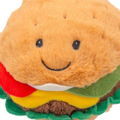 Cheeseburger Dog Toy 5"