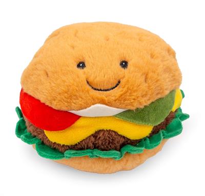 Cheeseburger Dog Toy 5"
