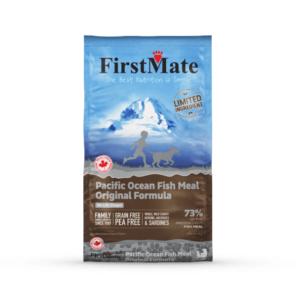 FirstMate Limited Ingredient Pacific Ocean Fish Meal – Original Formula Dog Food - 5 lb.