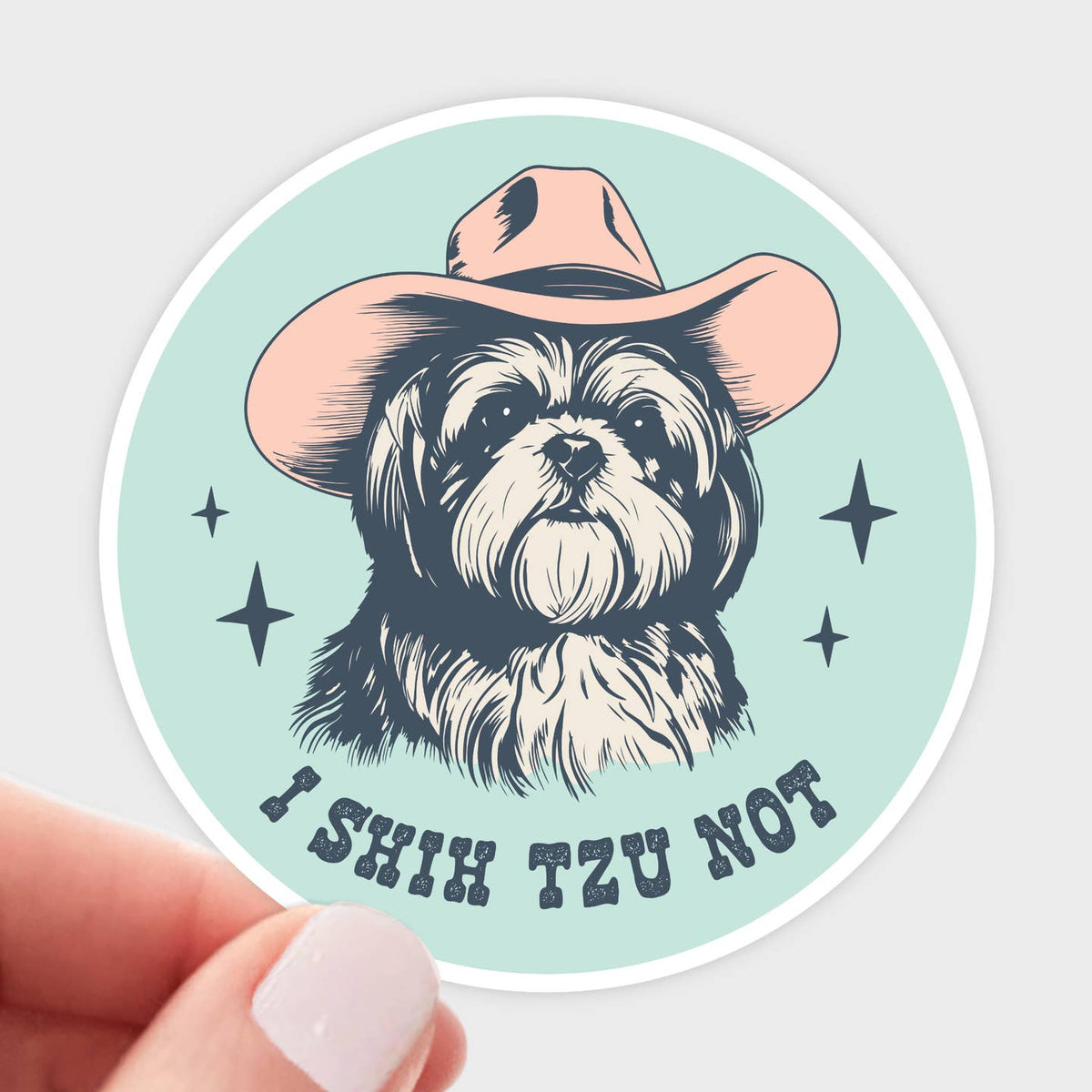 I Shih Tzu Not Sticker