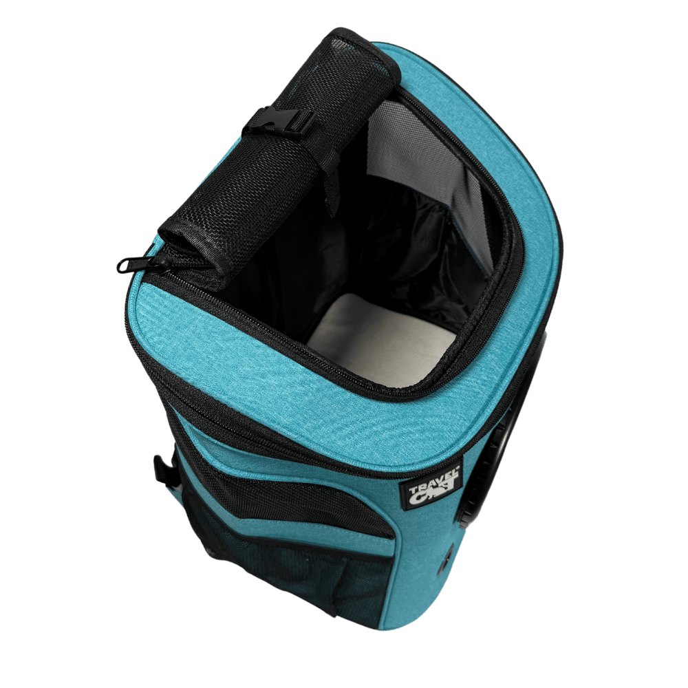 "The Fat Cat" Backpack for Larger Cats - Aqua