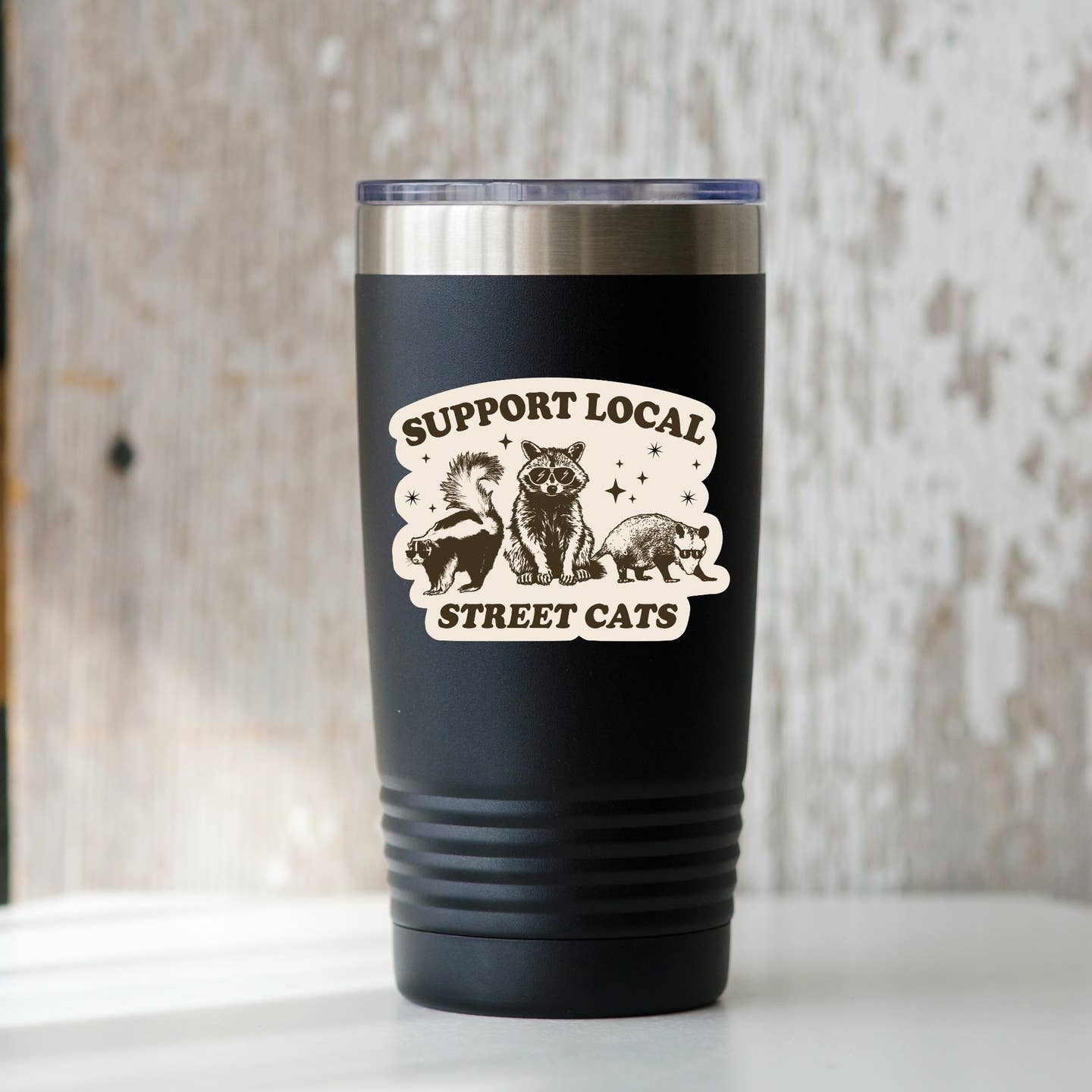 Support Local Street Cats Sticker