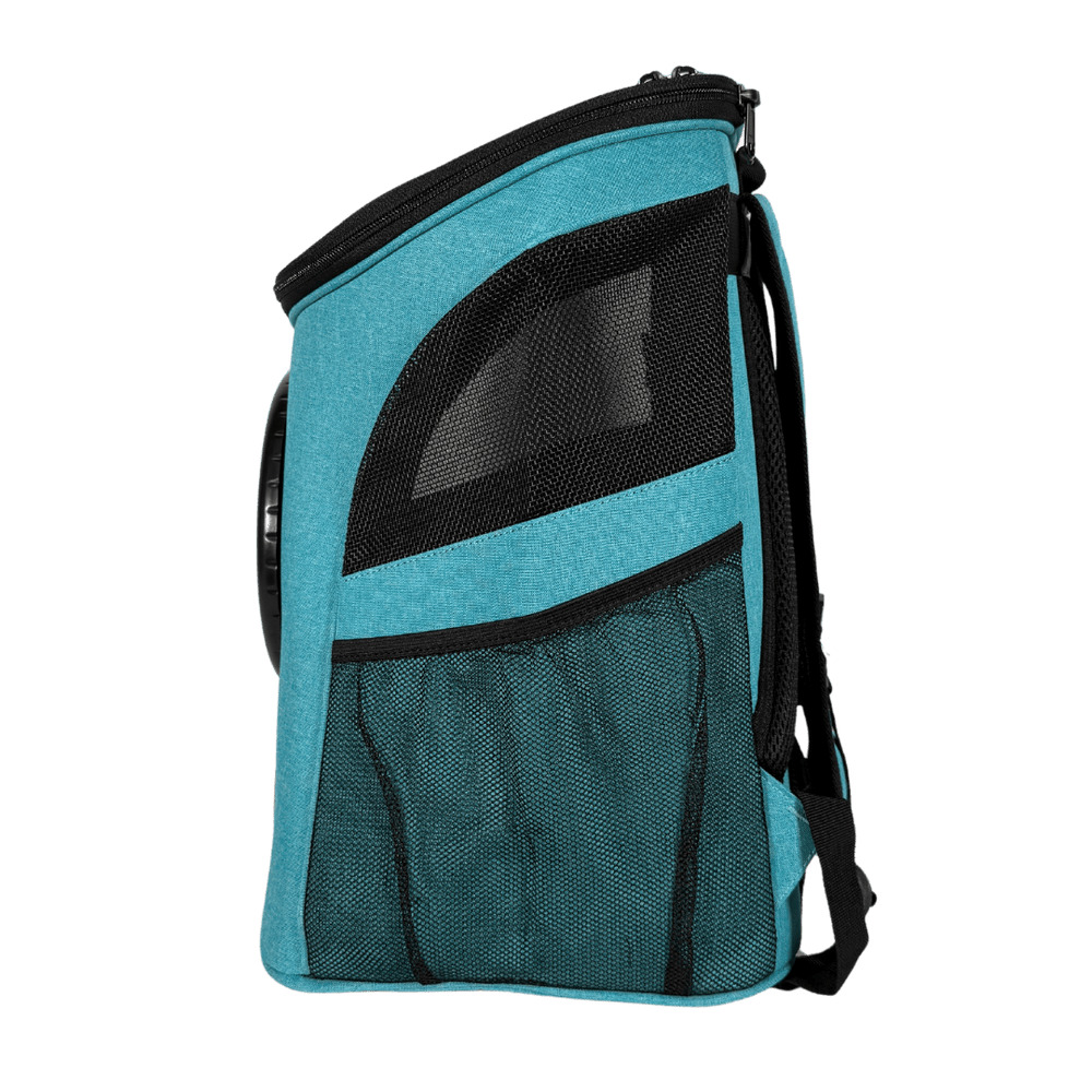 "The Fat Cat" Backpack for Larger Cats - Aqua