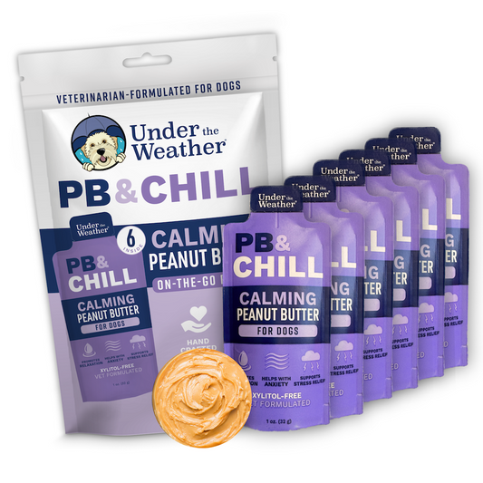 PB&CHILL™ Calming Peanut Butter For Dogs - 1 oz 6 Pack