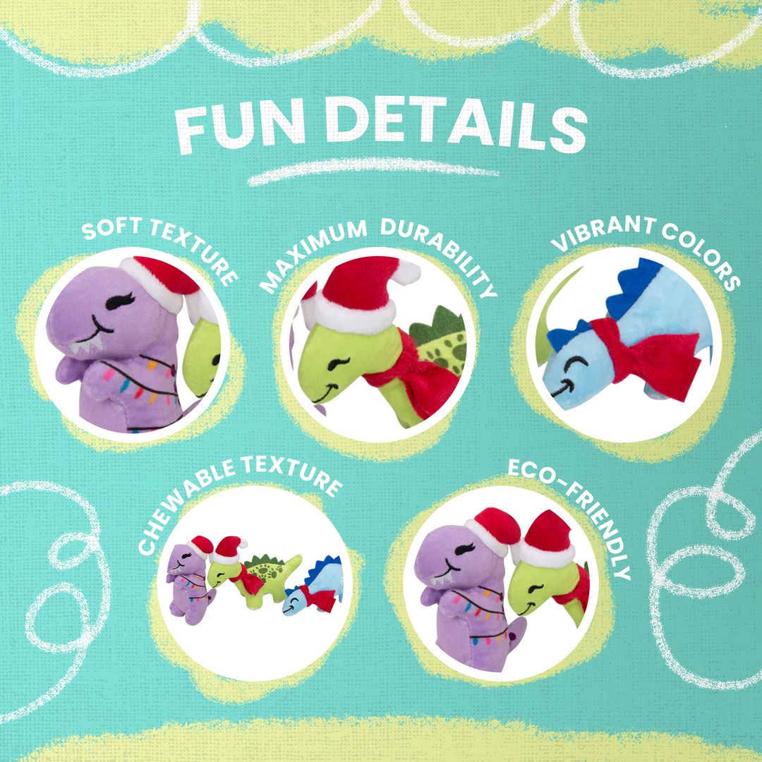 Christmas Dinos 3 Pack
