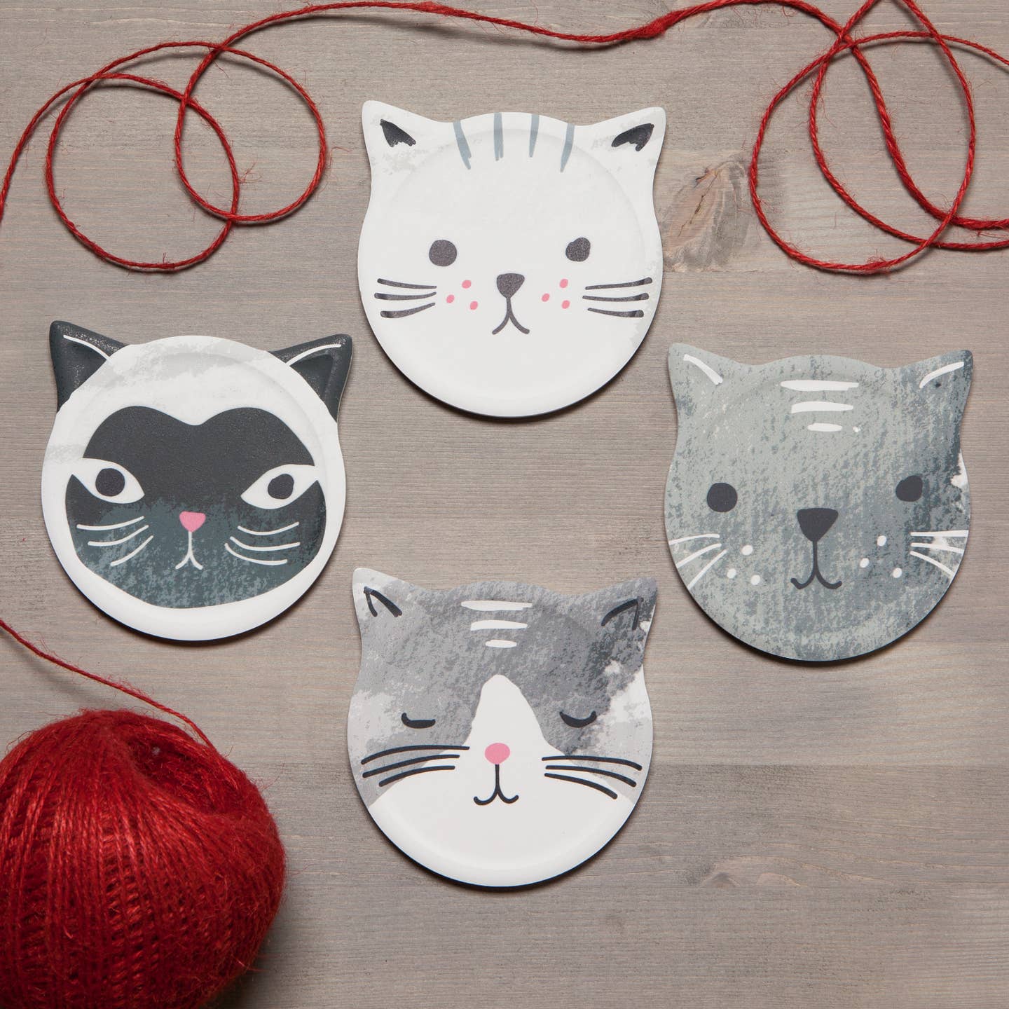 Cats Meow Soak Up Coasters - Set of 4