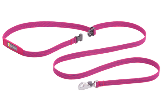 Alpenglow Pink Flagline Dog Leash