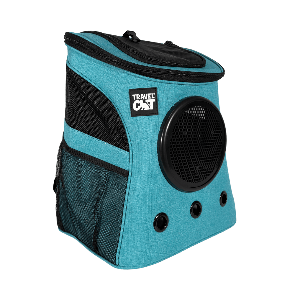 "The Fat Cat" Backpack for Larger Cats - Aqua